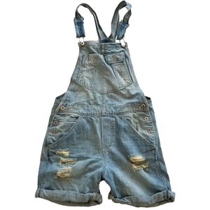H&M Shorts Denim Overall Size 4